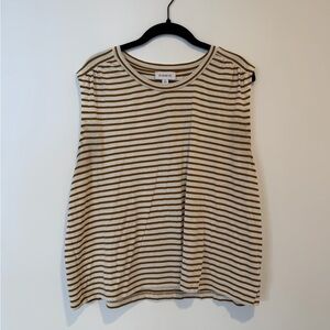 Evereve Striped Muscle Tee